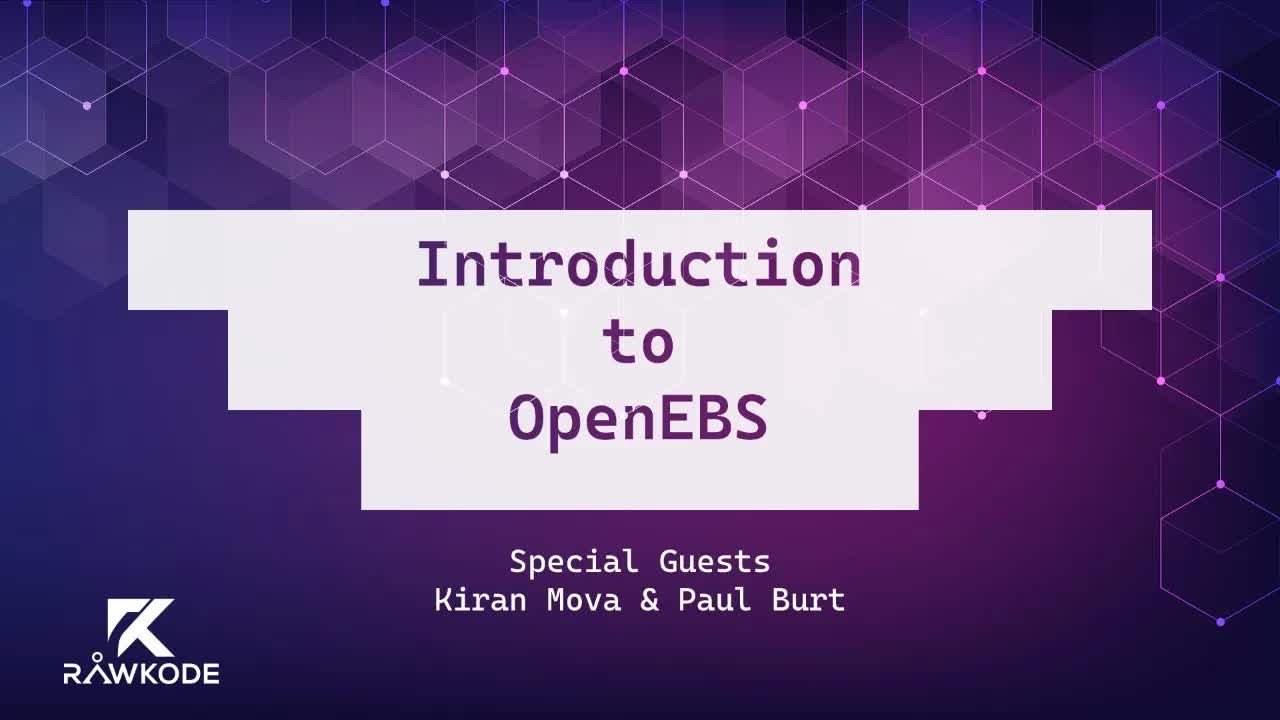 Introduction to OpenEBS